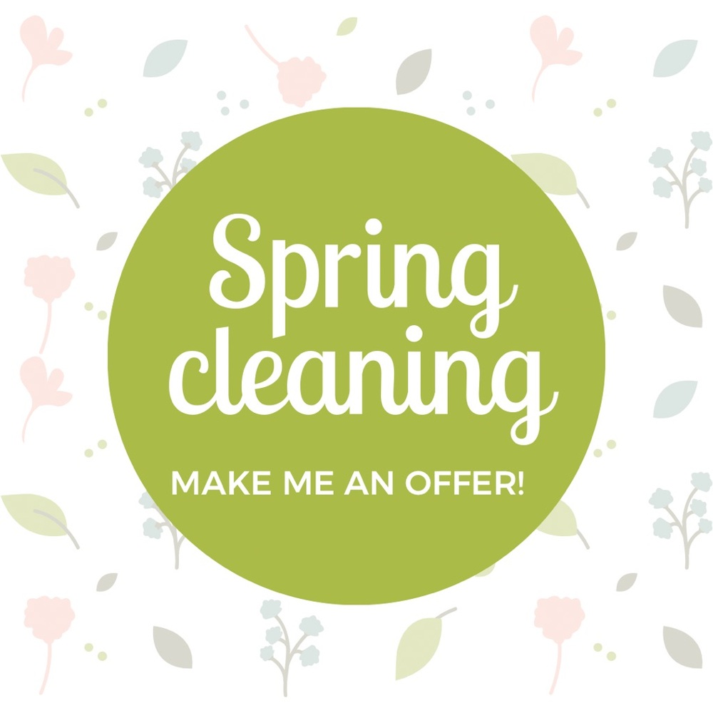 SPRING CLEANING 🧹 🩵 MAKE ME AN OFFER! 🫧